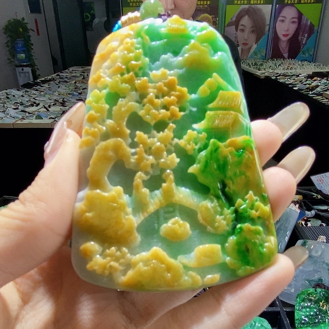 颈饰未镶嵌翡翠翡翠