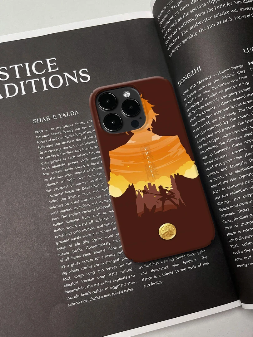 原神钟离手机壳适用于苹果16promax17华为荣耀vivo小米等