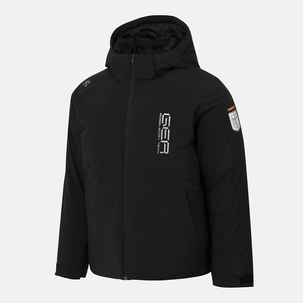 DESCENTE/迪桑特时尚休闲短款连帽冬季保暖运动羽绒服SQ421IDJO3