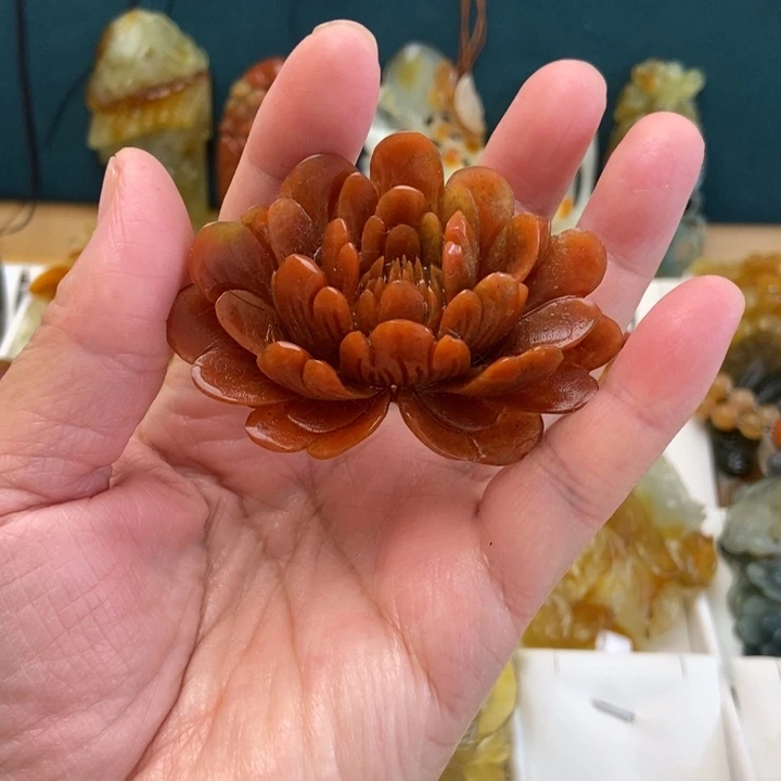 蛇纹石玉合金颈饰