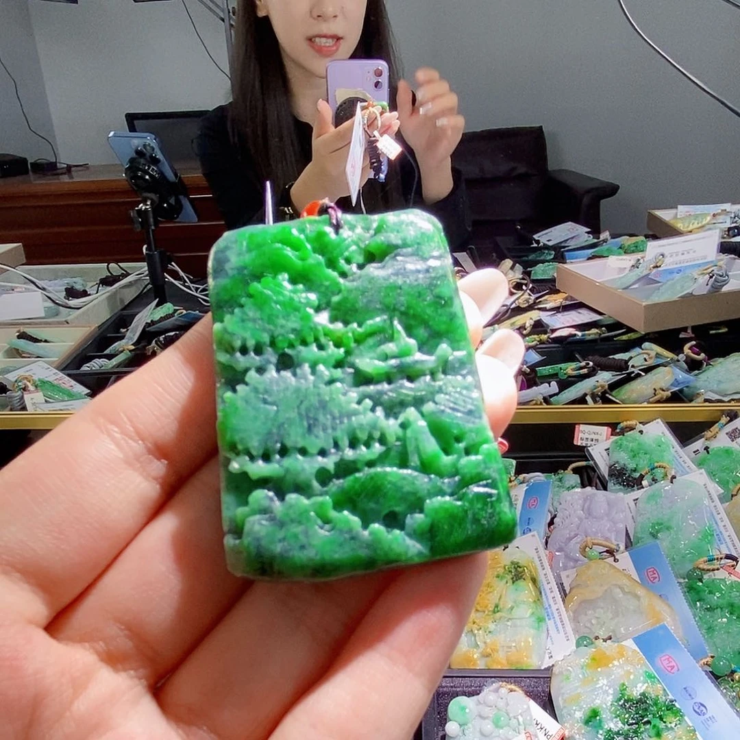 颈饰未镶嵌翡翠翡翠