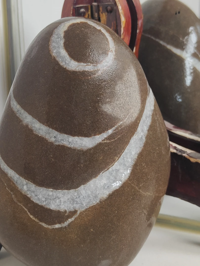 天然新疆塔河奇石茶桌博古架书柜酒柜阳台小摆件5