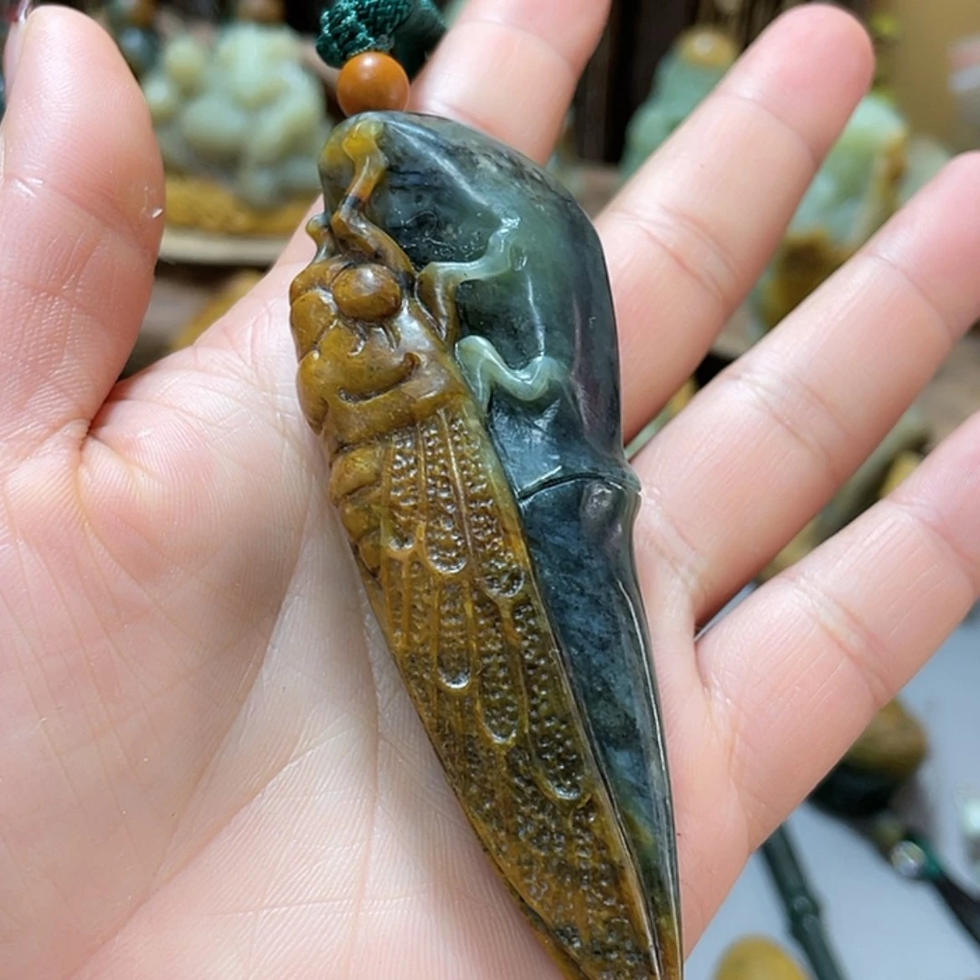 【闪购商品】岫岩河磨玉（透闪石质玉）把件未镶嵌用****0