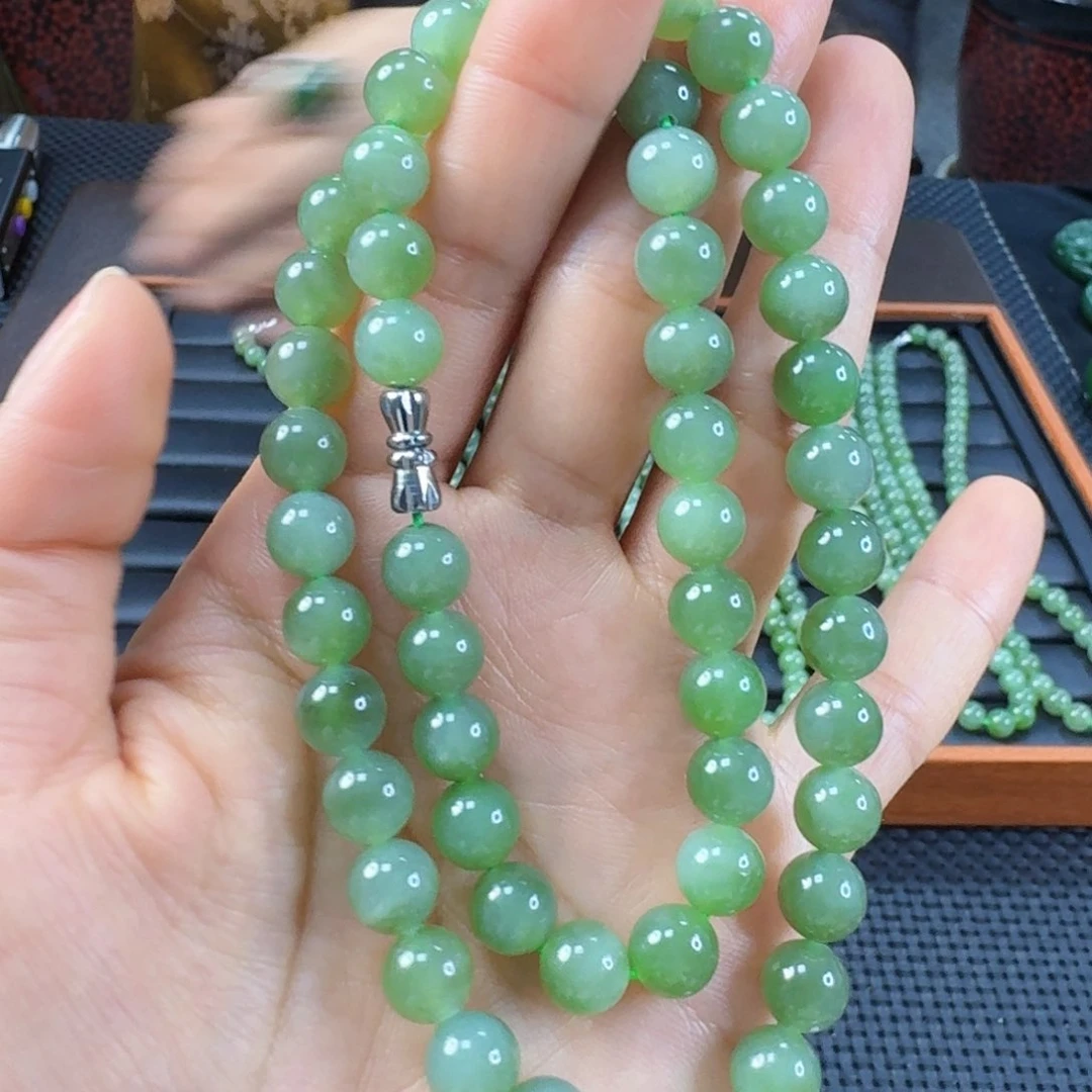 颈饰未镶嵌和田玉（碧玉）卡8