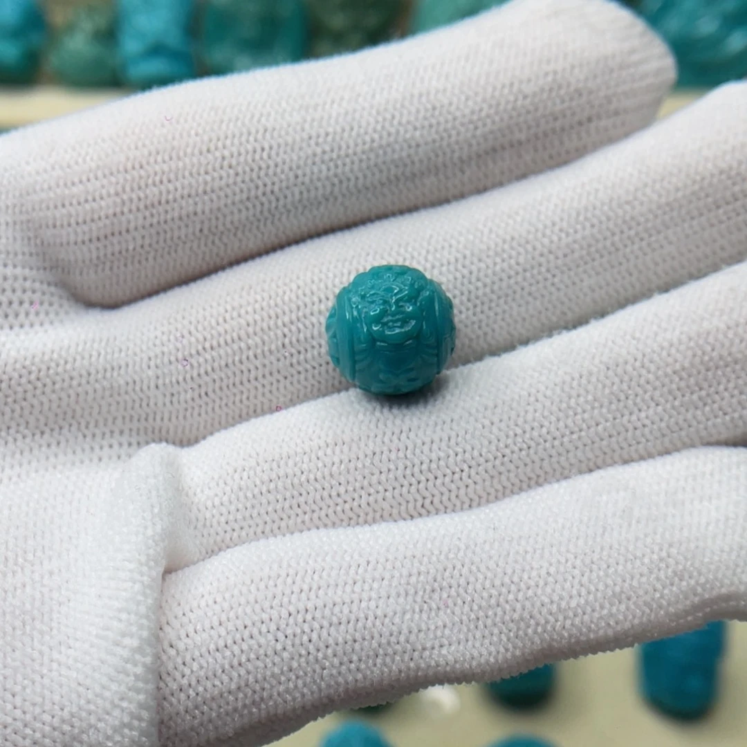 绿松石未镶嵌颈饰卡11.8