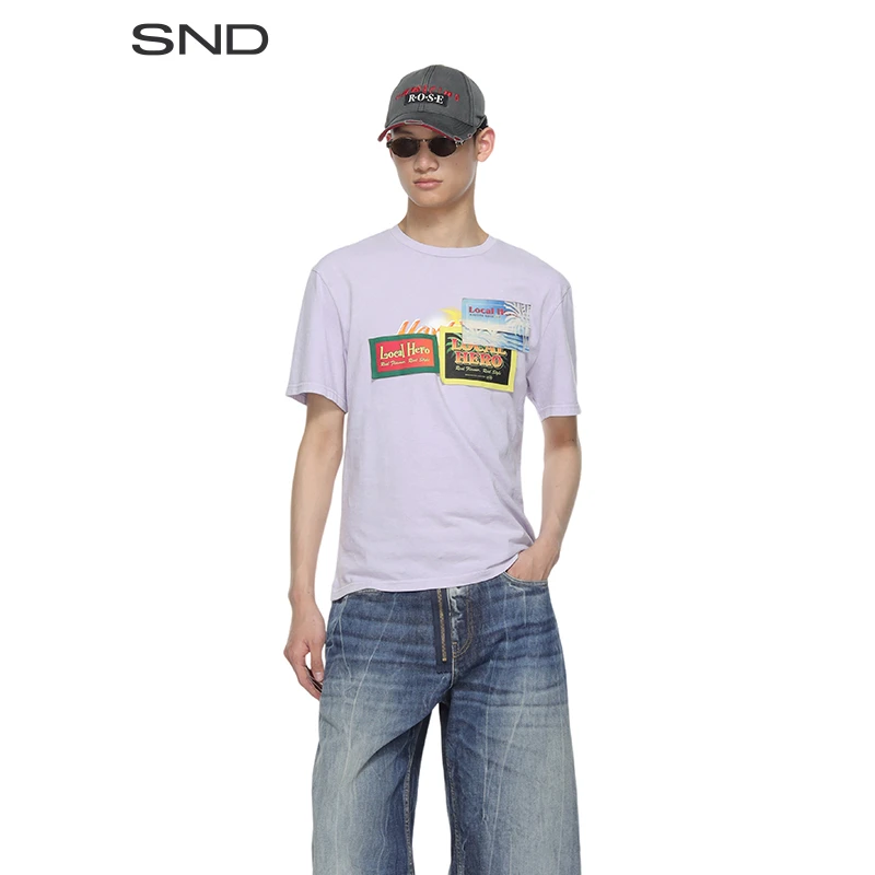 【MARTINE ROSE 设计师品牌】SND SS25 经典圆领T恤