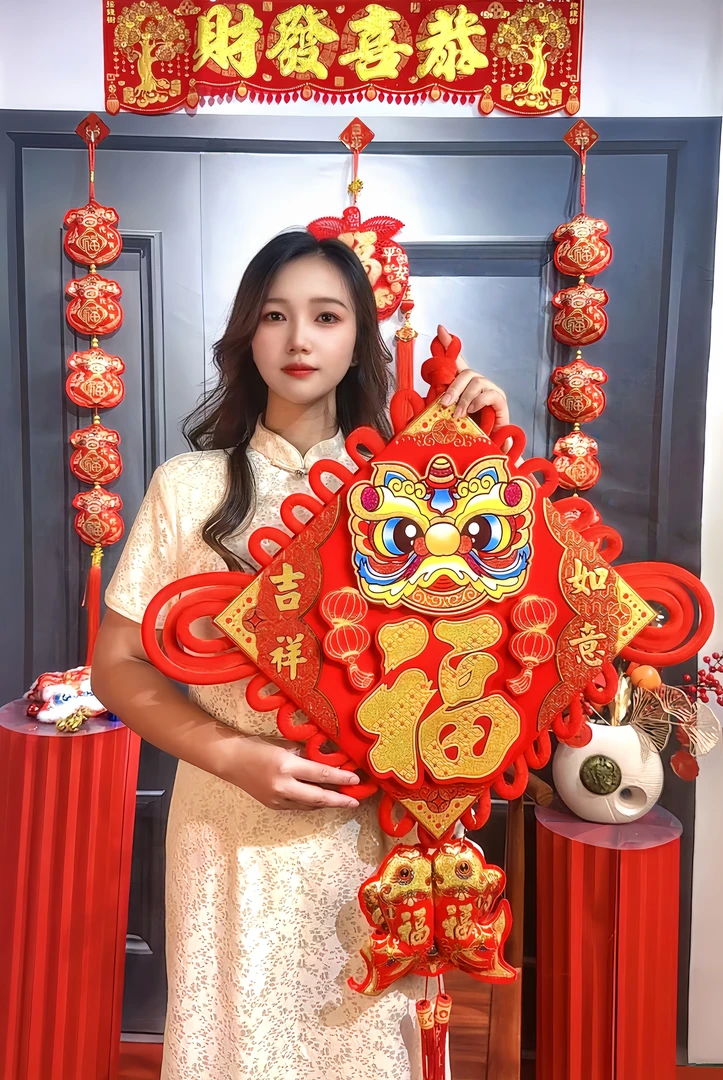 乔迁新婚中国结装饰手工平安福字挂件吉祥如意墙面挂饰