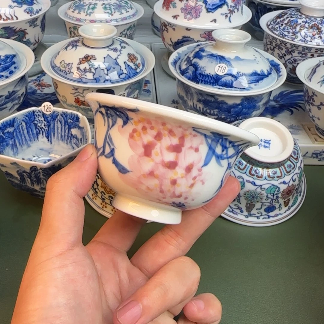 彦祖纯手工手工手绘茶具166
