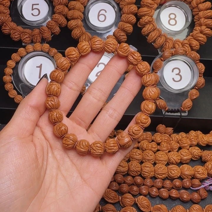 手串桃核金豆手串