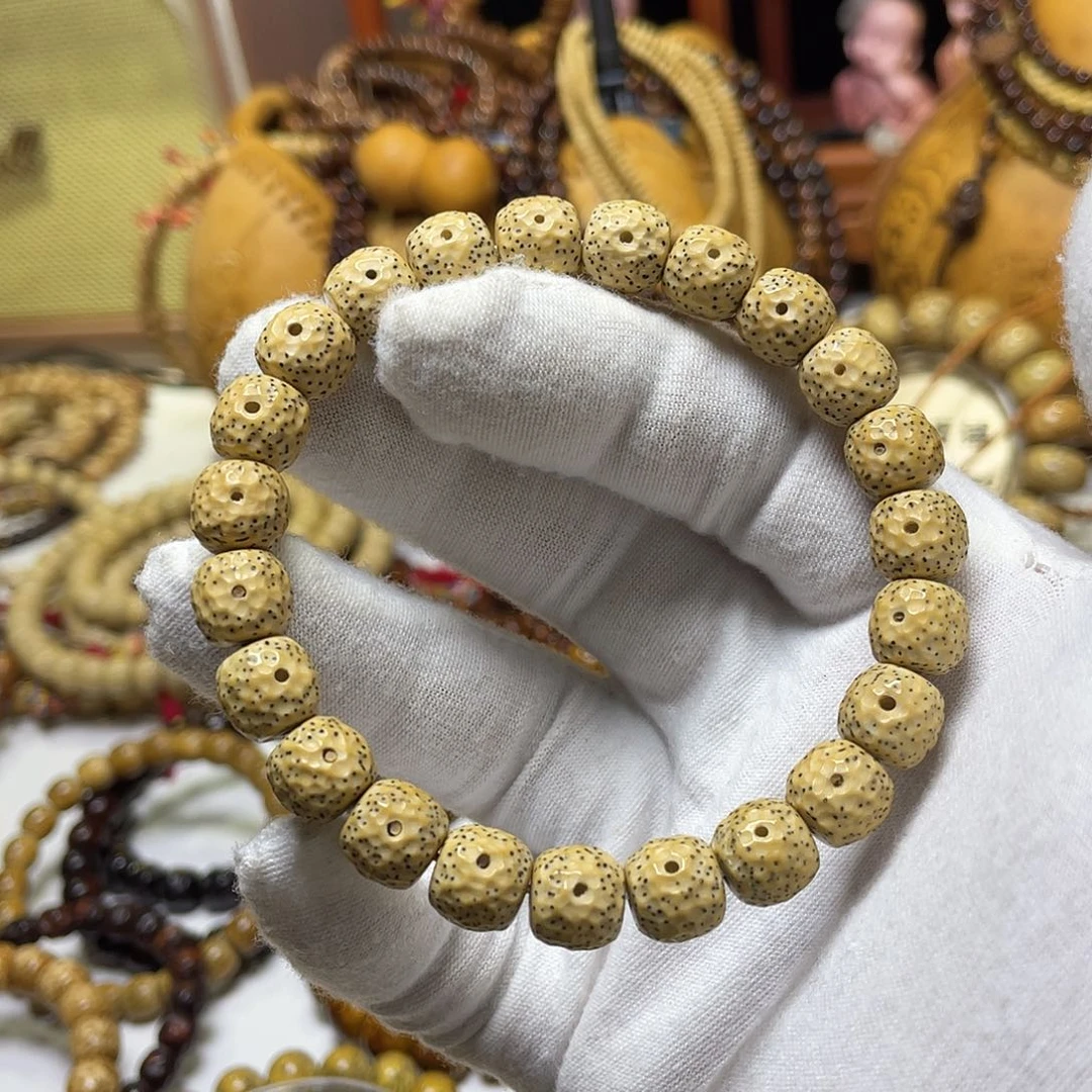 手串星月菩提10雕刻龙鳞无相福利款