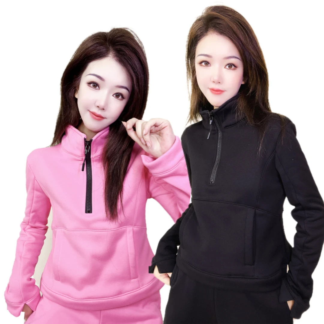 A731冬装新款原创宽松时尚显瘦洋气减龄加厚加绒纯棉连帽卫衣女潮