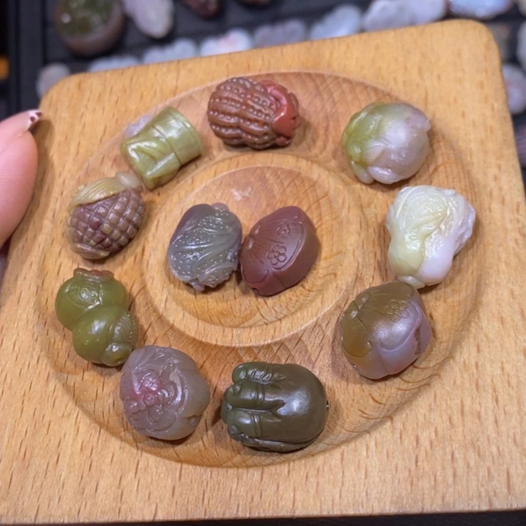 【闪购商品】未镶嵌手链玛瑙/玉髓盐源玛瑙。 八宝