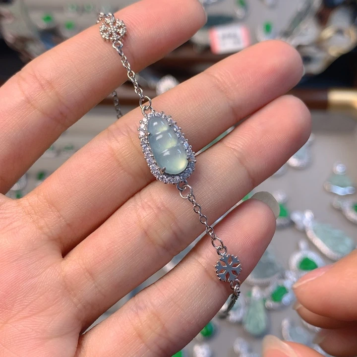 翡翠未镶嵌手链手链