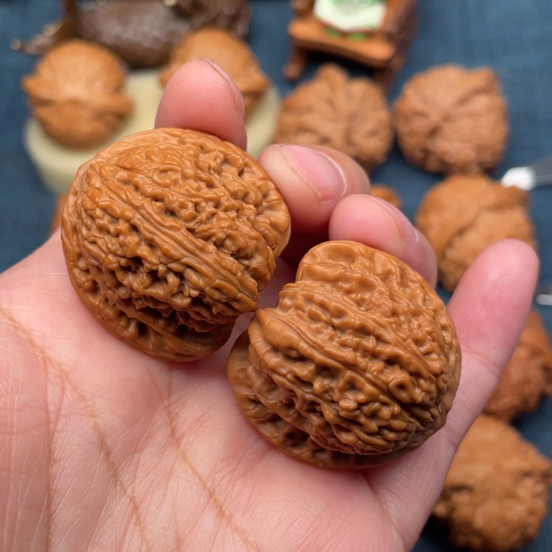 把件文玩核桃34精品无药承德密纹全品