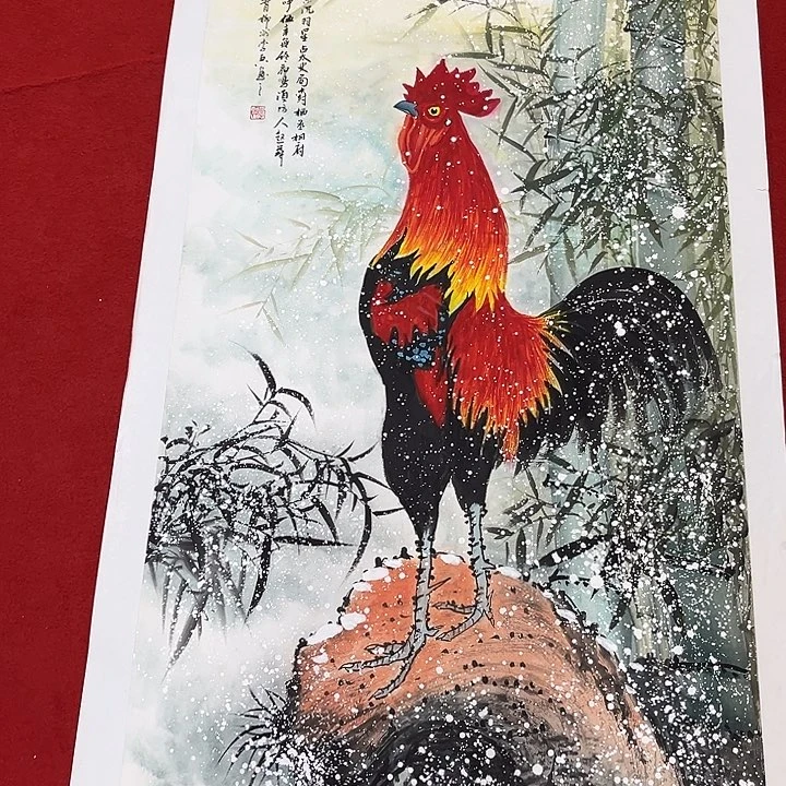 国画手绘图是真的美呀我