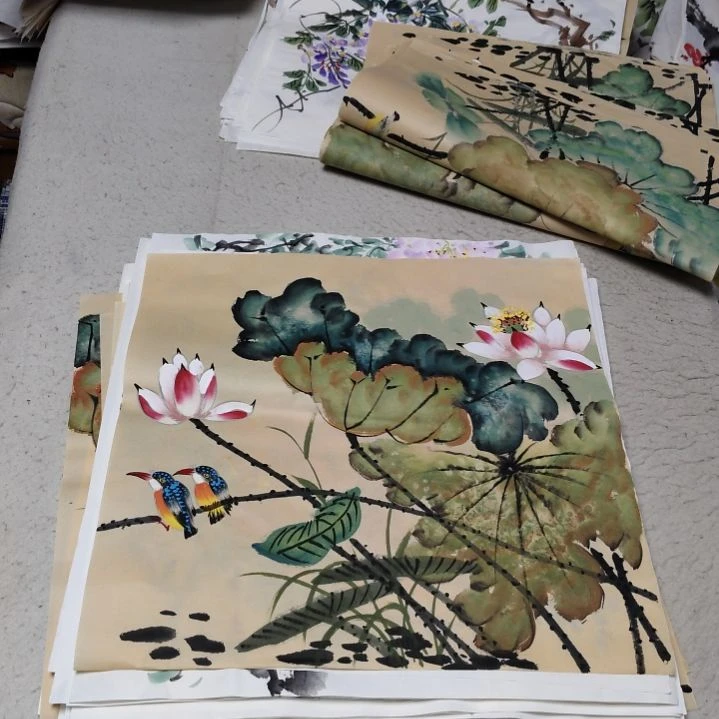 上***祥国画国画花鸟花鸟花鸟