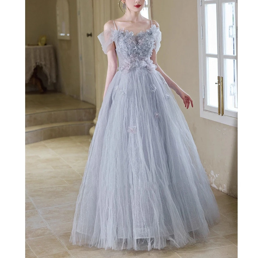 在逃公主晚礼服女2025新款高级感仙气毕业成人礼蓬蓬裙宴会小礼服