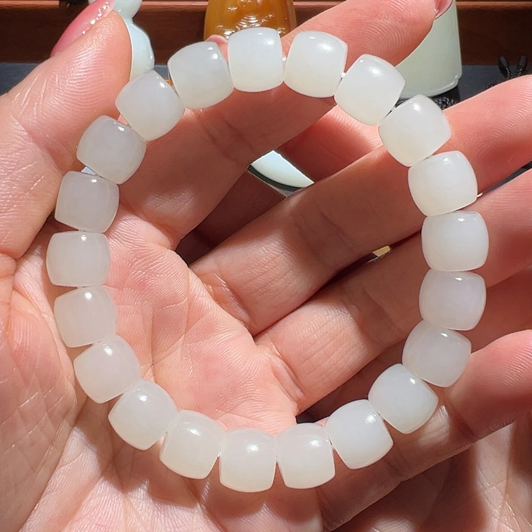 和田玉未镶嵌手链