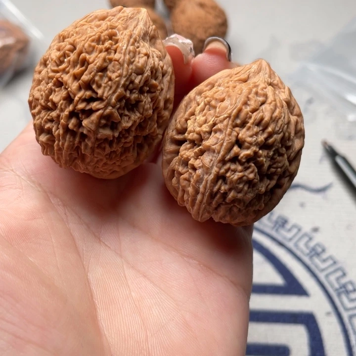 青***饮吊坠文玩核桃大蒜头34