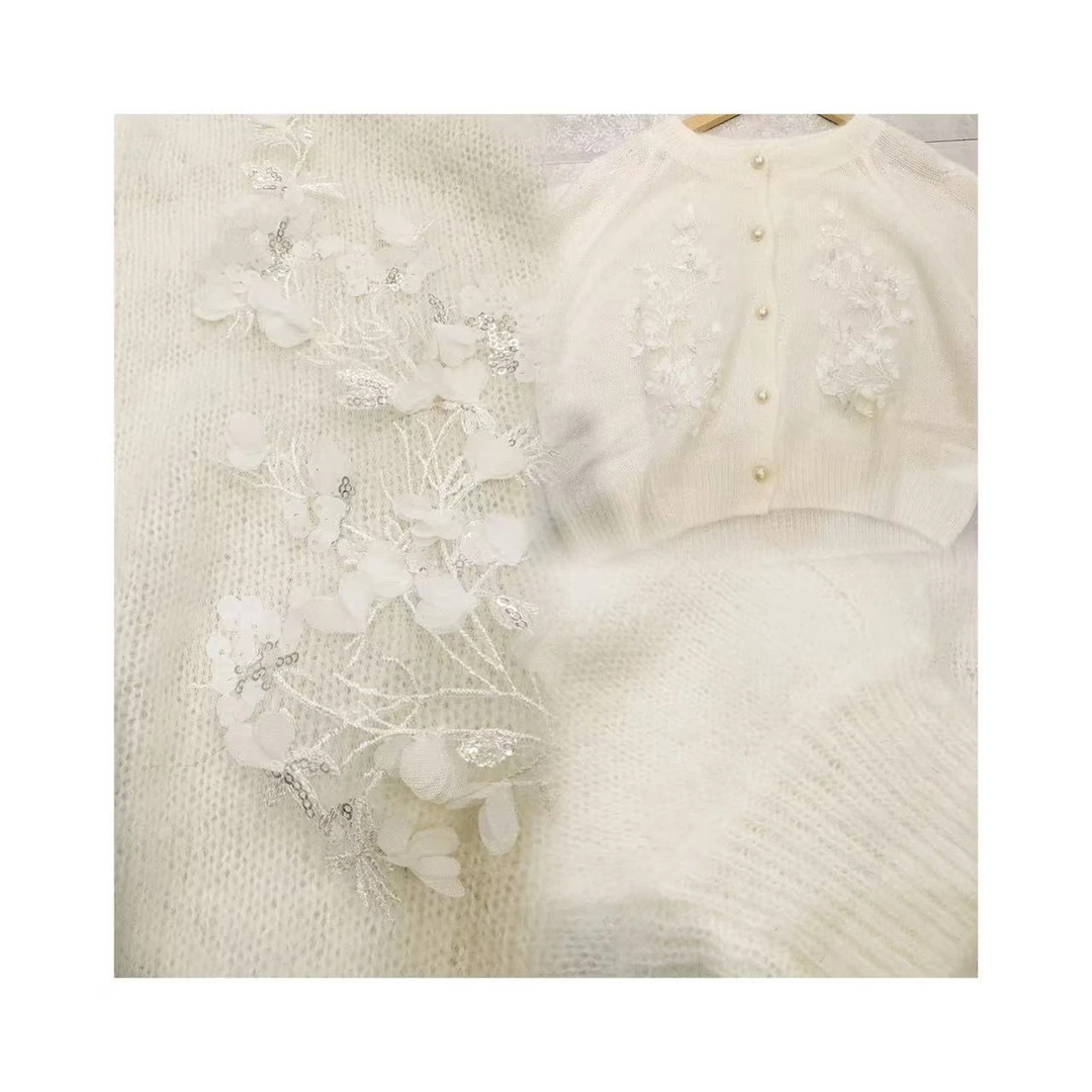 雅诗 百搭针织设计感飘带刺绣内搭纯色时尚毛衣打底衫JY594