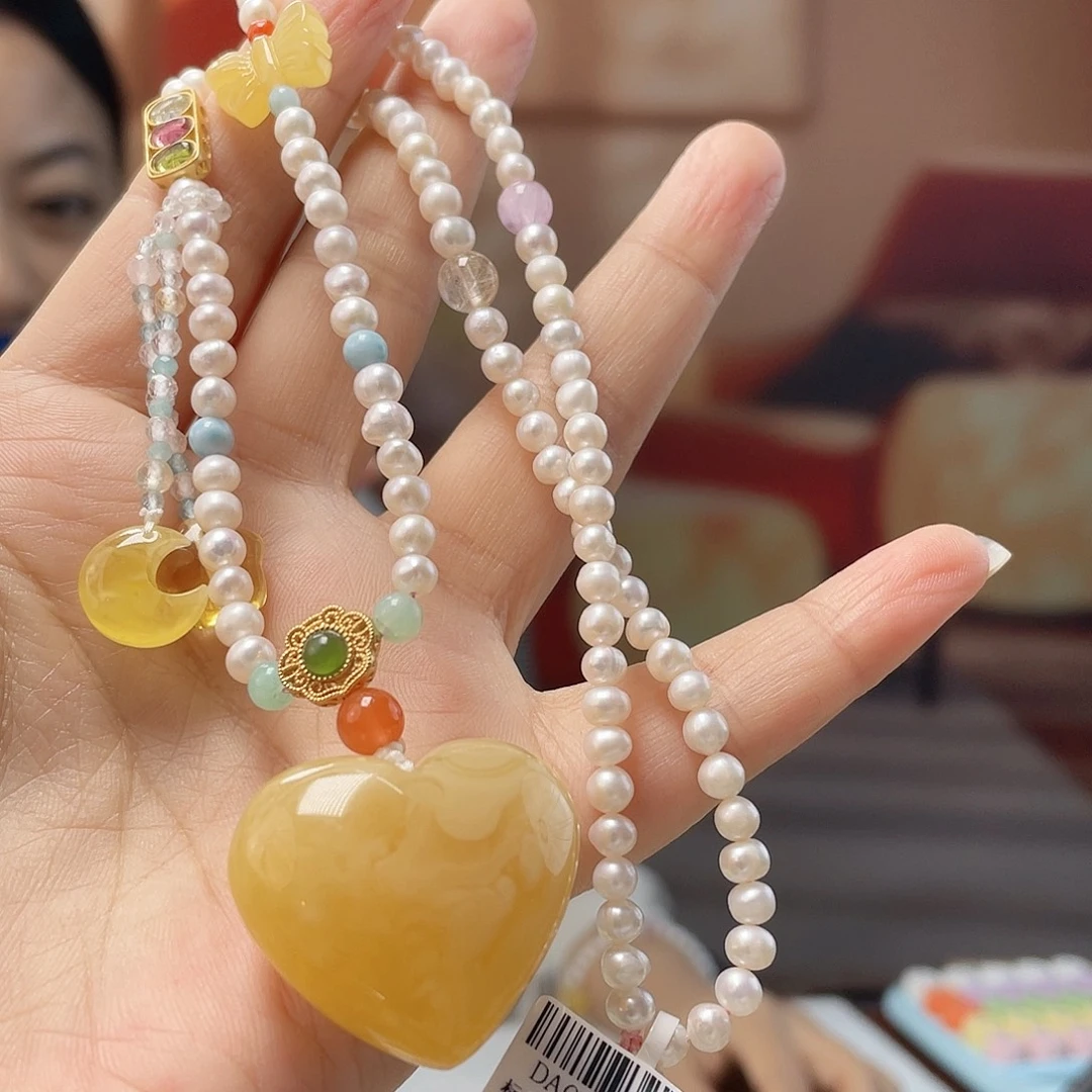 裸石蜜蜡未镶嵌蜜蜡吊坠
