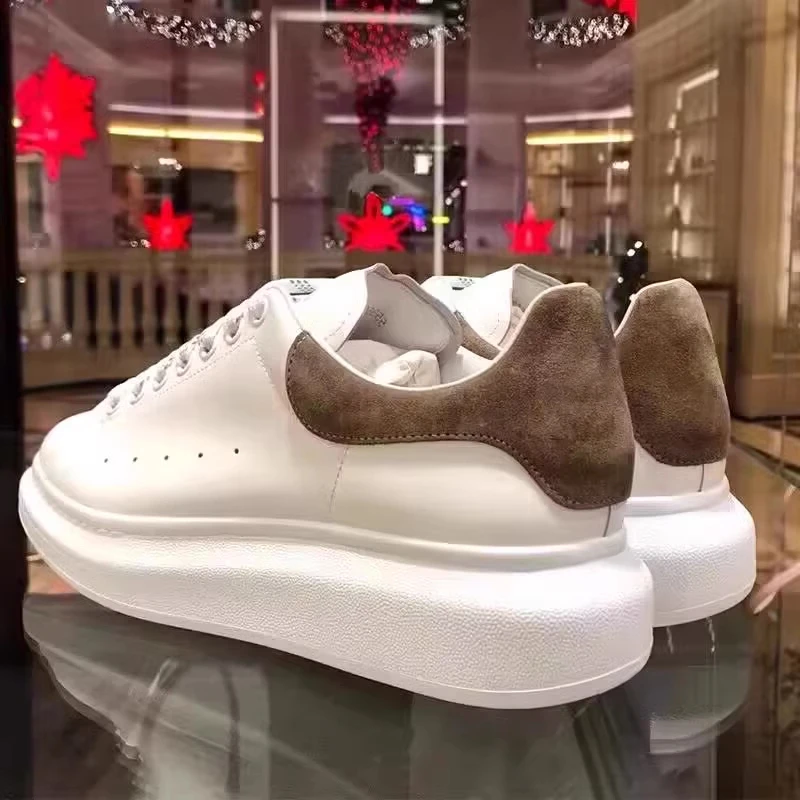 莆田夕麦昆小白鞋男女款2025新款早秋爆款情侣款真皮运动休闲鞋潮