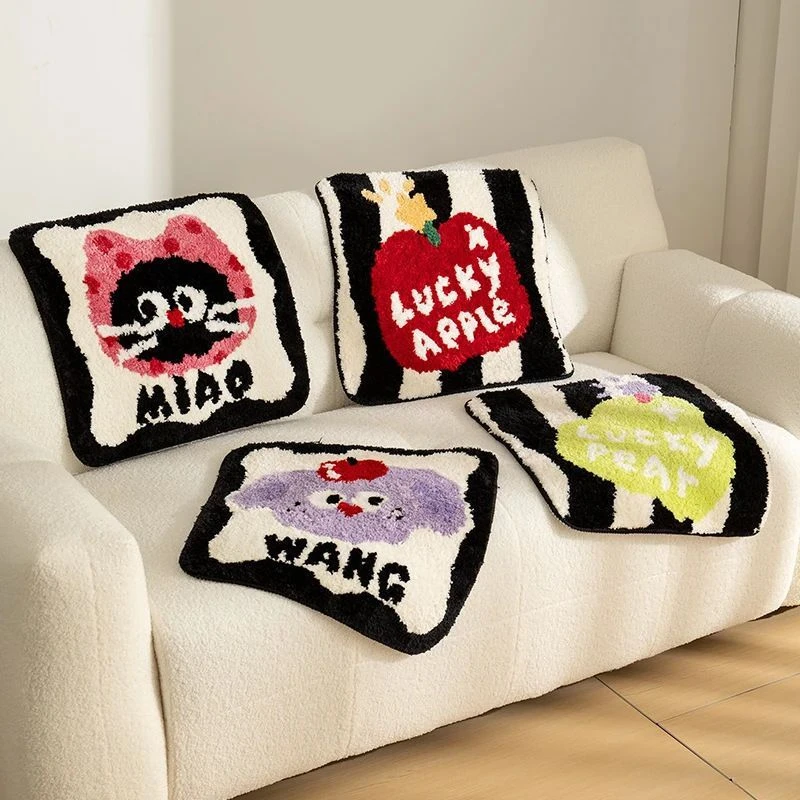 秋冬可爱坐垫椅垫可爱毛绒高级感沙发垫教室办公室凳子椅子坐垫
