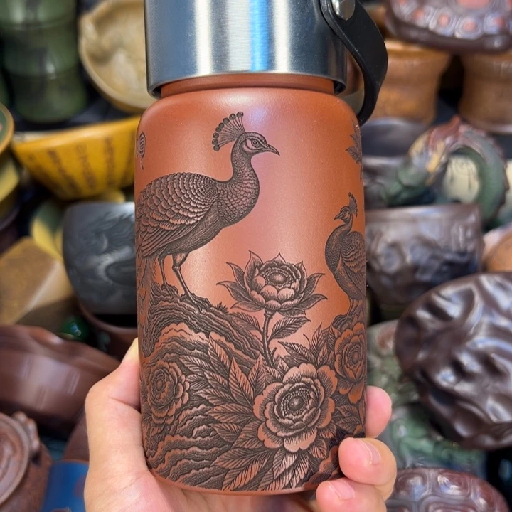 茶杯紫砂宜兴紫砂杯子