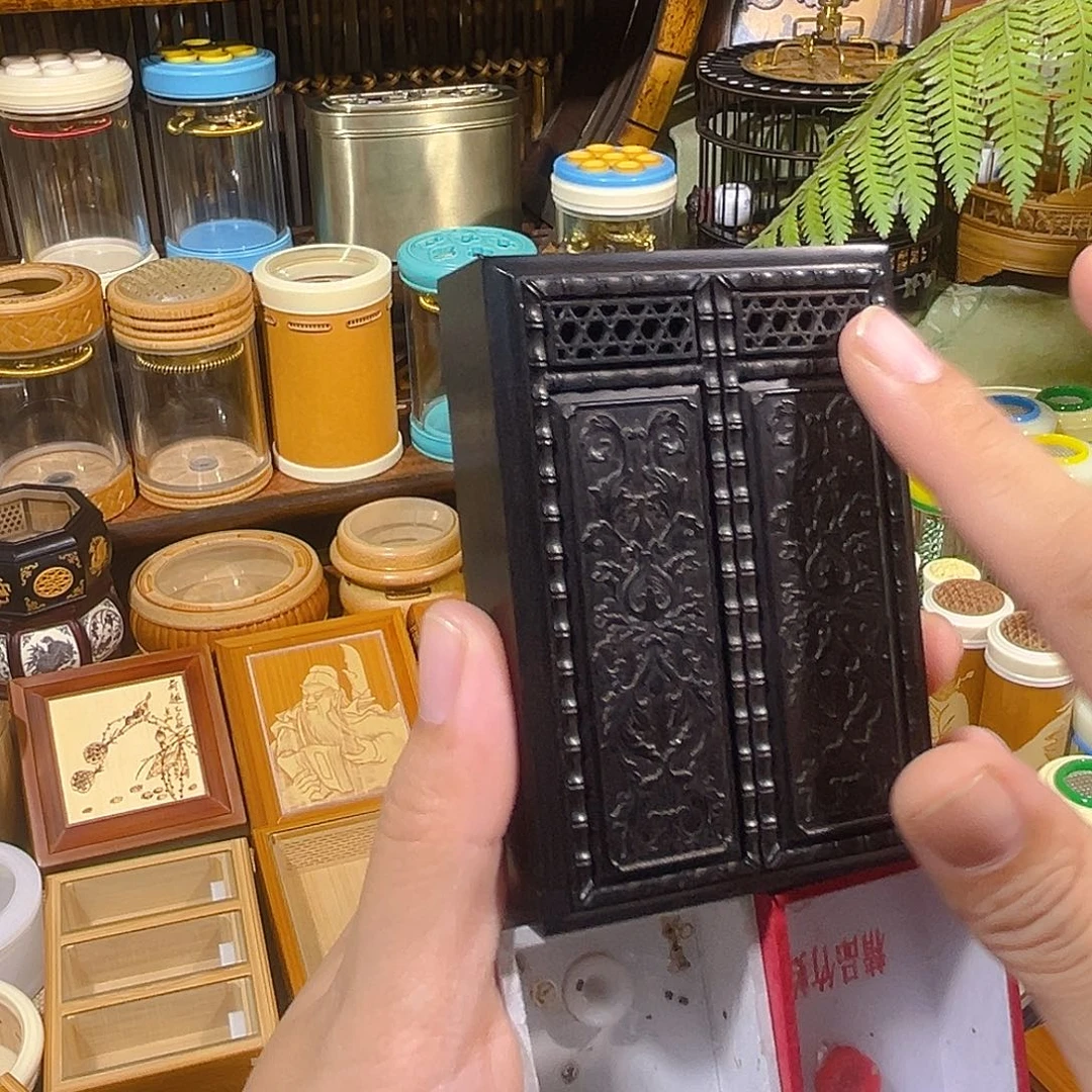 蟋蟀乌木竹蛉盒+绿金钟+竹蛉
