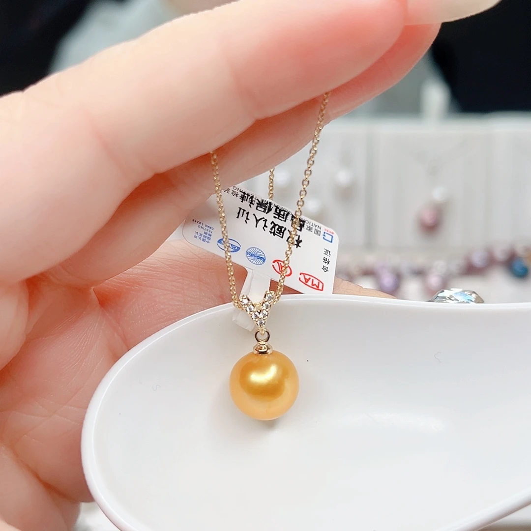 吊坠(赠链)淡水珍珠合金
