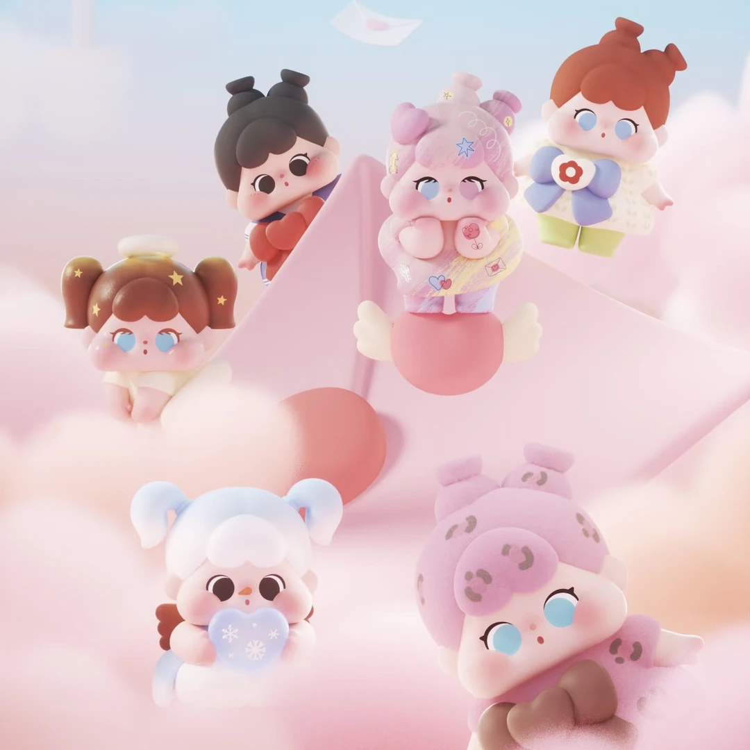 【拆盒】QOQO爱神的信号系列萌粒潮玩盲盒可爱手办摆件
