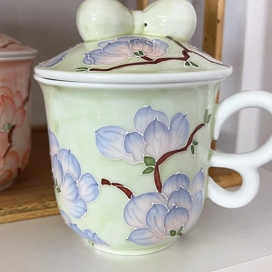 手绘高温釉下彩陶瓷