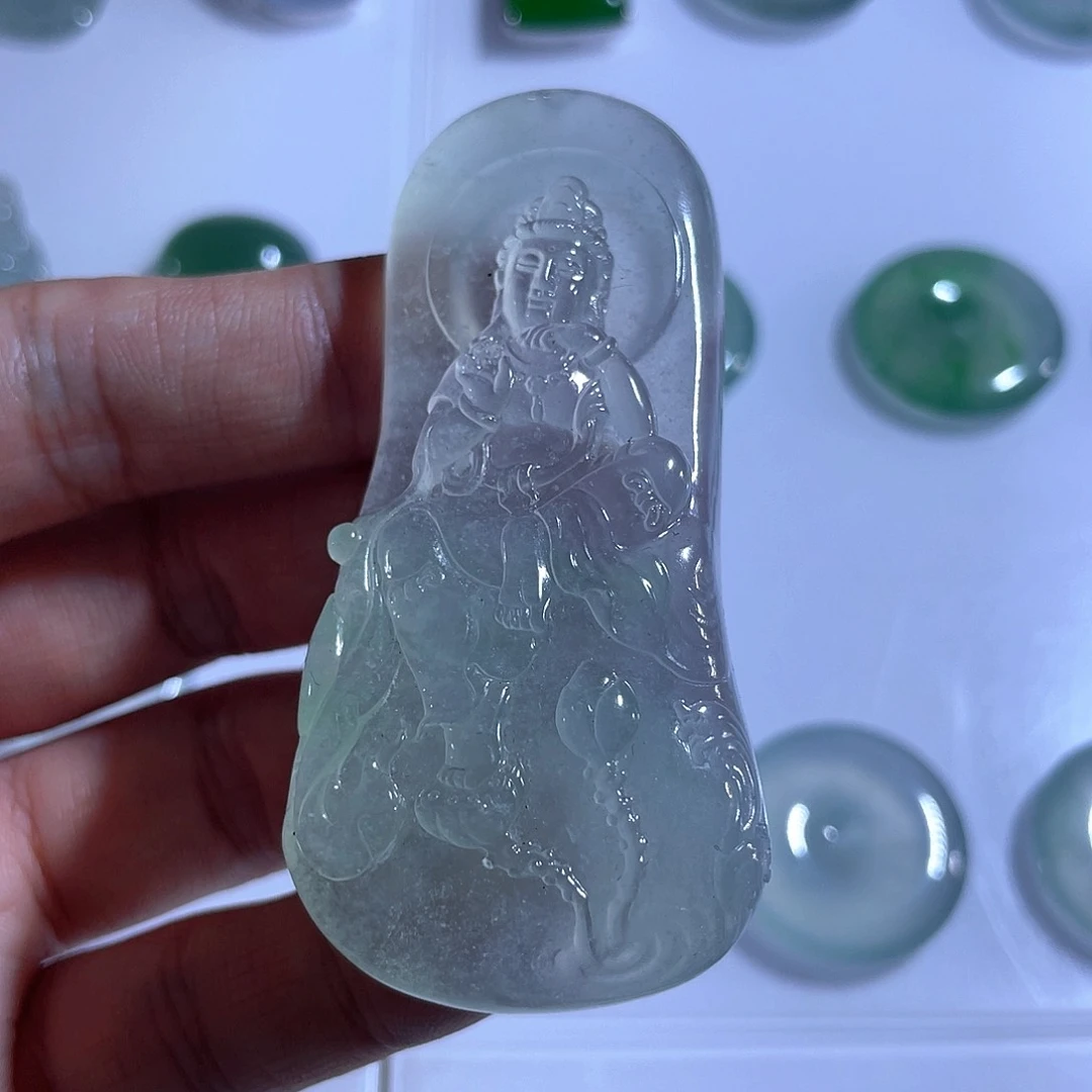 定制翡翠未镶嵌毛货