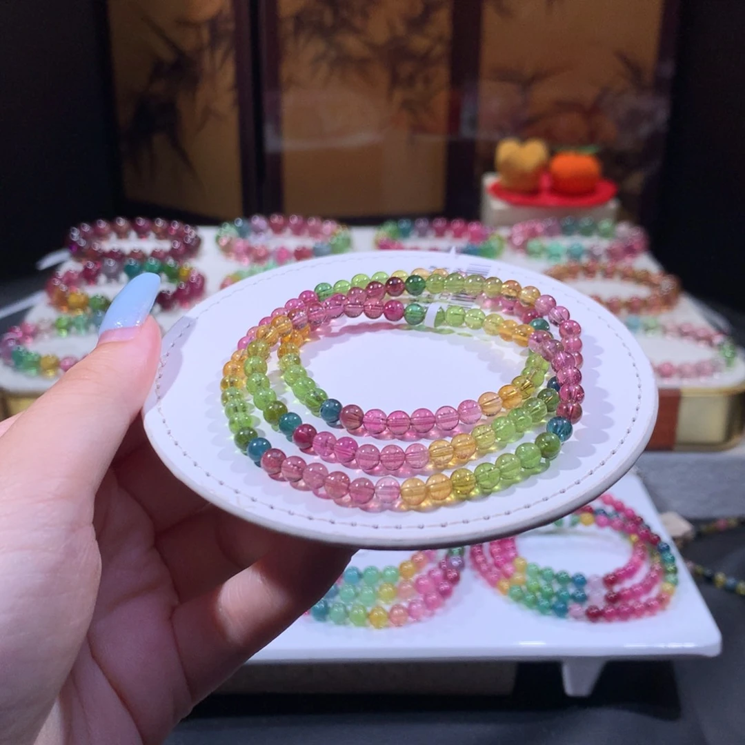 未镶嵌手链碧玺碧玺