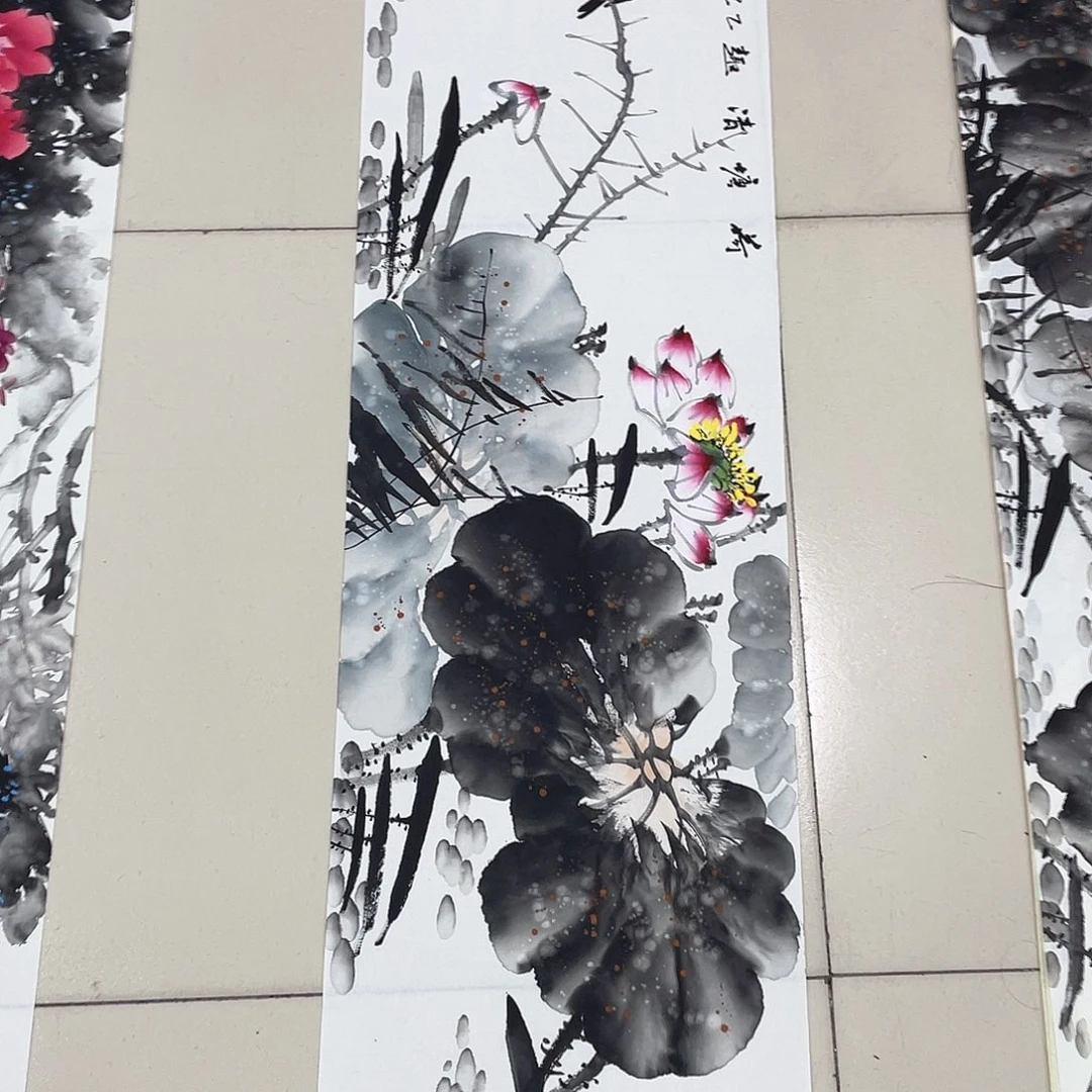 国画纯手绘山水花鸟