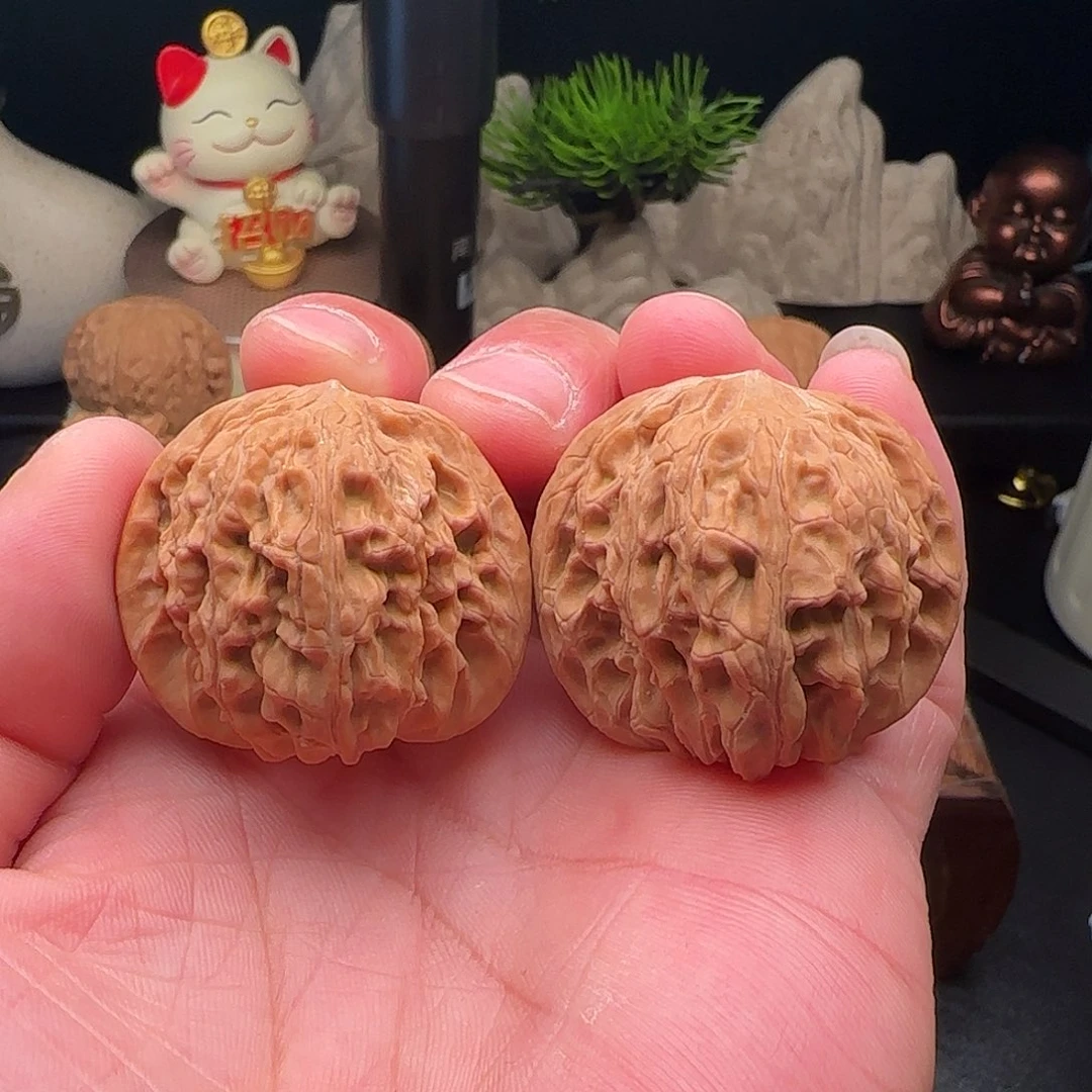 文玩核桃吊坠磨盘