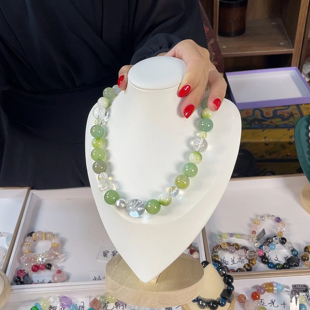 水晶手链银S925镶嵌