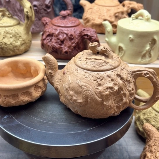 茶壶紫砂全手工制作