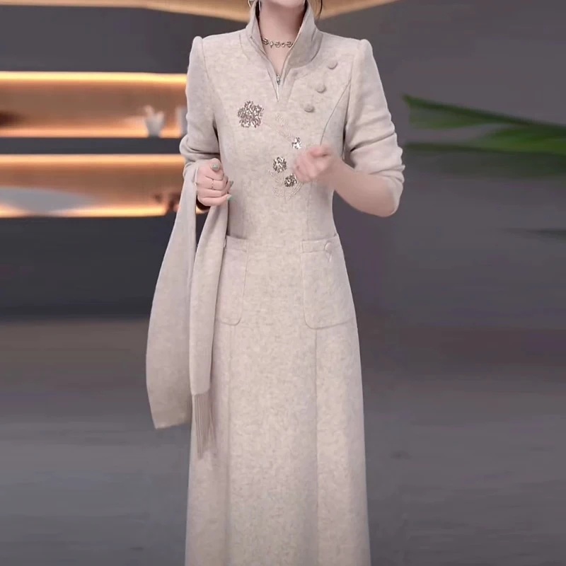 【连衣裙】DBF-25B186 新中式轻奢国潮气质温柔精致洋气时尚连衣裙