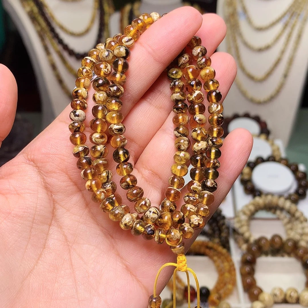 琥珀未镶嵌裸石溶洞6-70