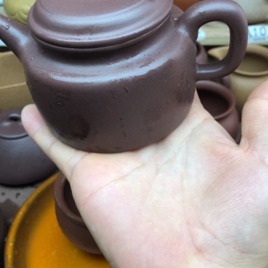 茶壶紫砂紫泥得中230豪升左右