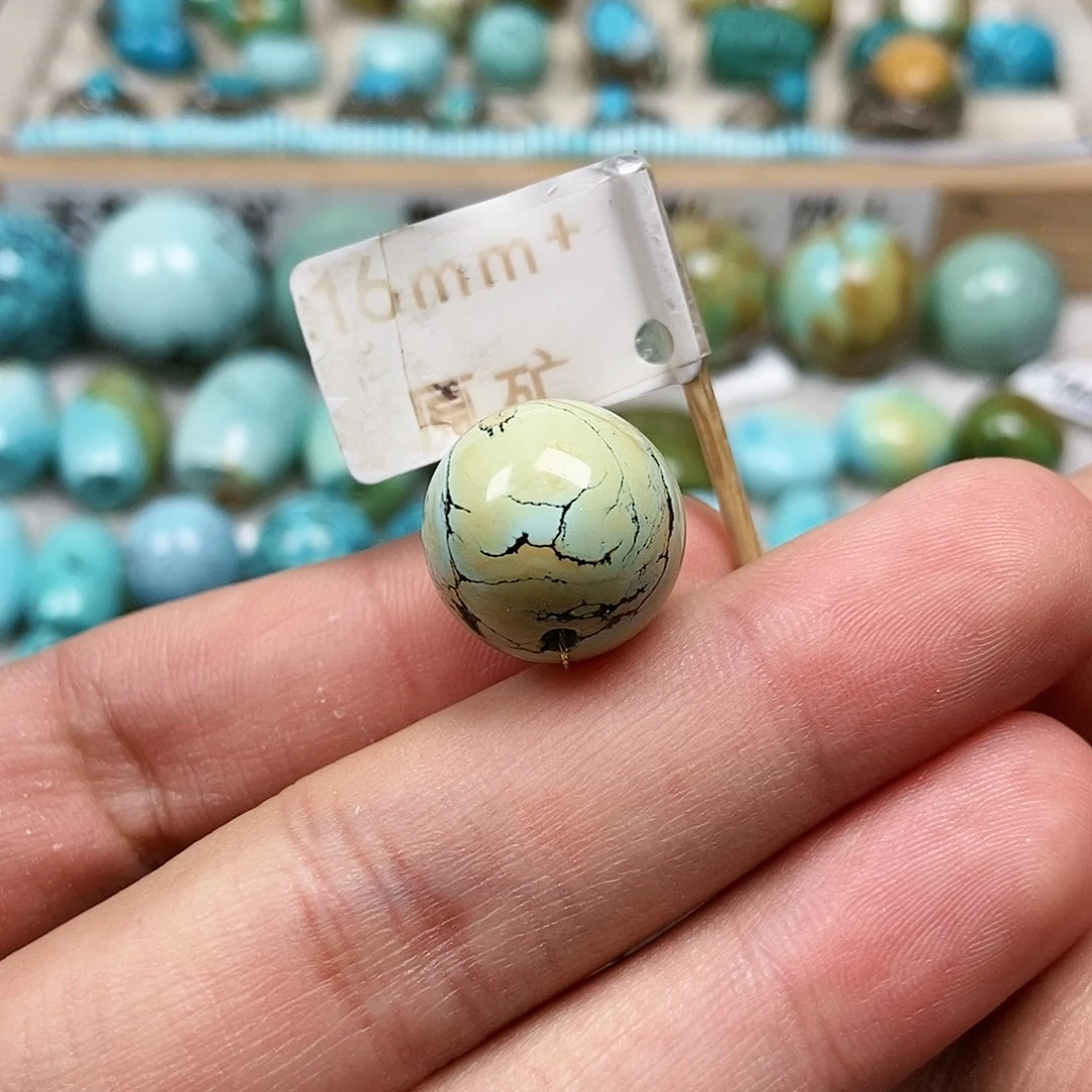 未镶嵌绿松石珠宝半成品