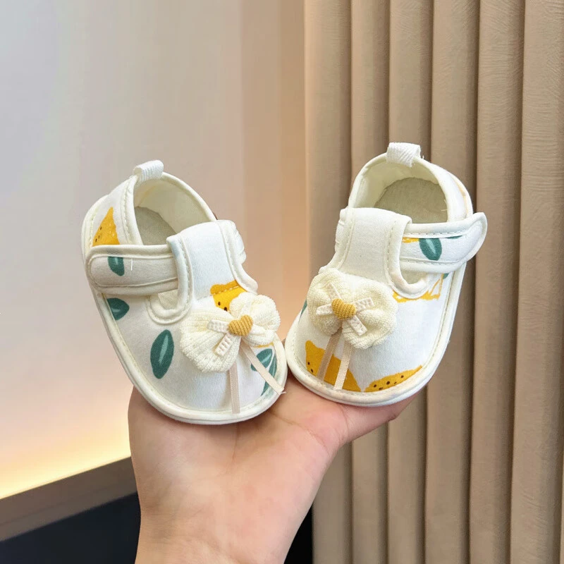 软底防滑透气女宝婴儿鞋夏季春秋鞋 2025年春季甜美学院风棉帮面
