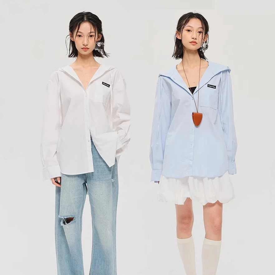 MIMBLANCHE 休闲连帽衬衫M2025XT0P033——1380