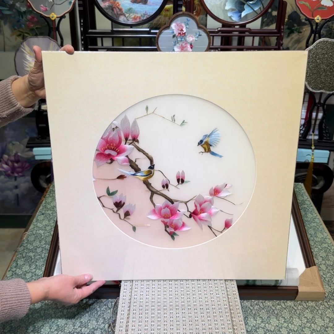 刺绣手工苏绣工艺制作技艺精湛