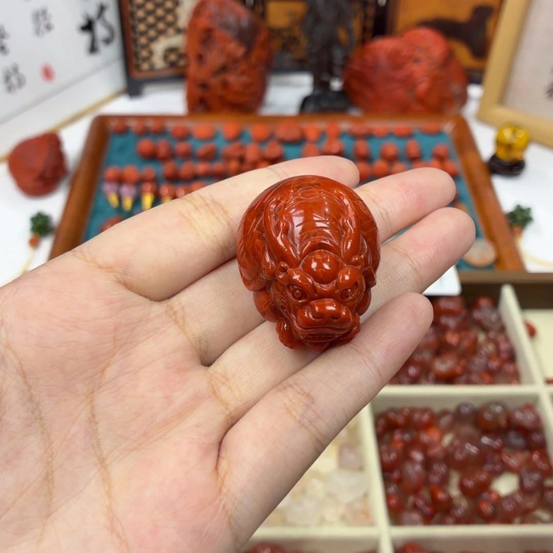 南红玛瑙未镶嵌配饰南红龙龟吊坠