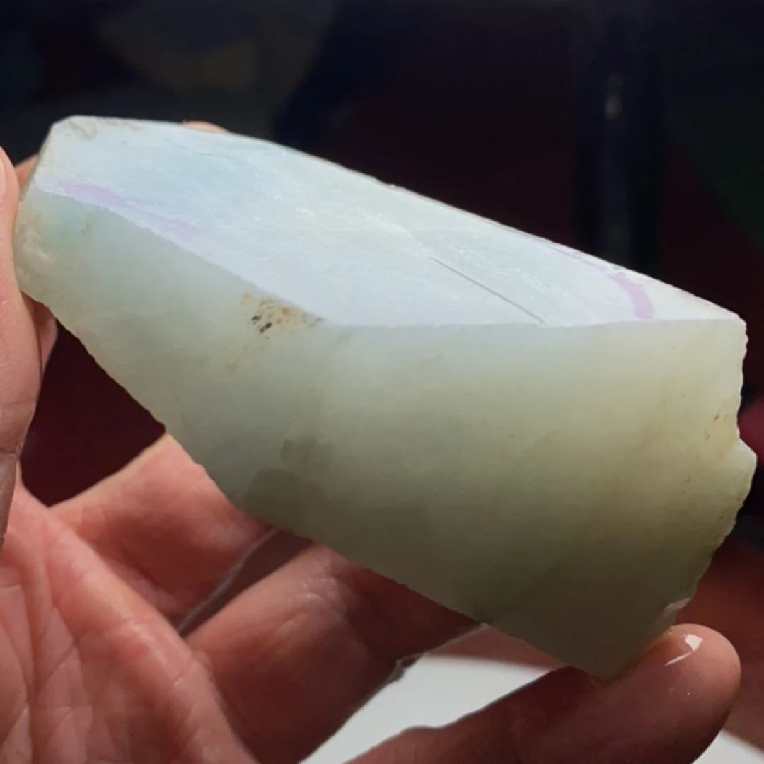 缅甸天然糯冰明料翡翠