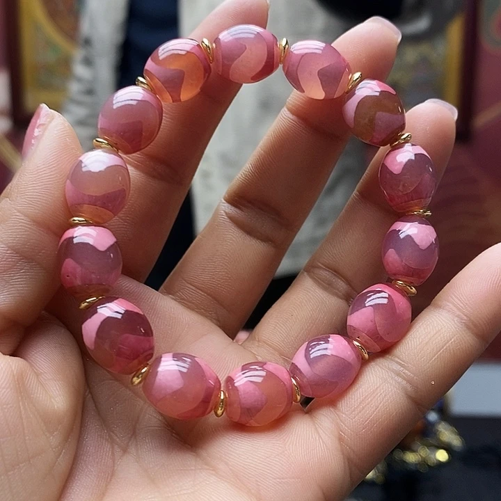 玛瑙/玉髓合金颈饰