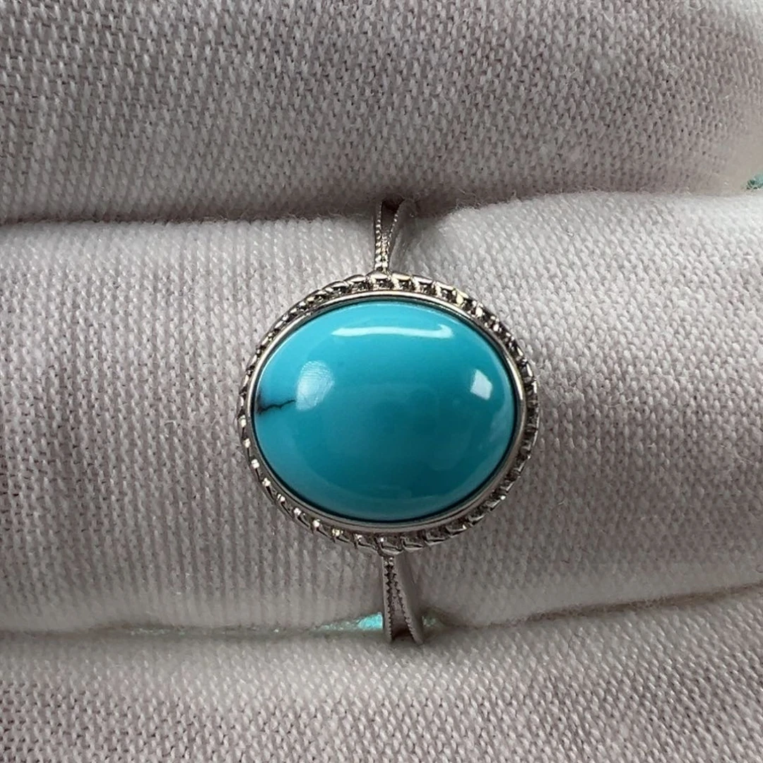 银S925镶嵌绿松石配饰