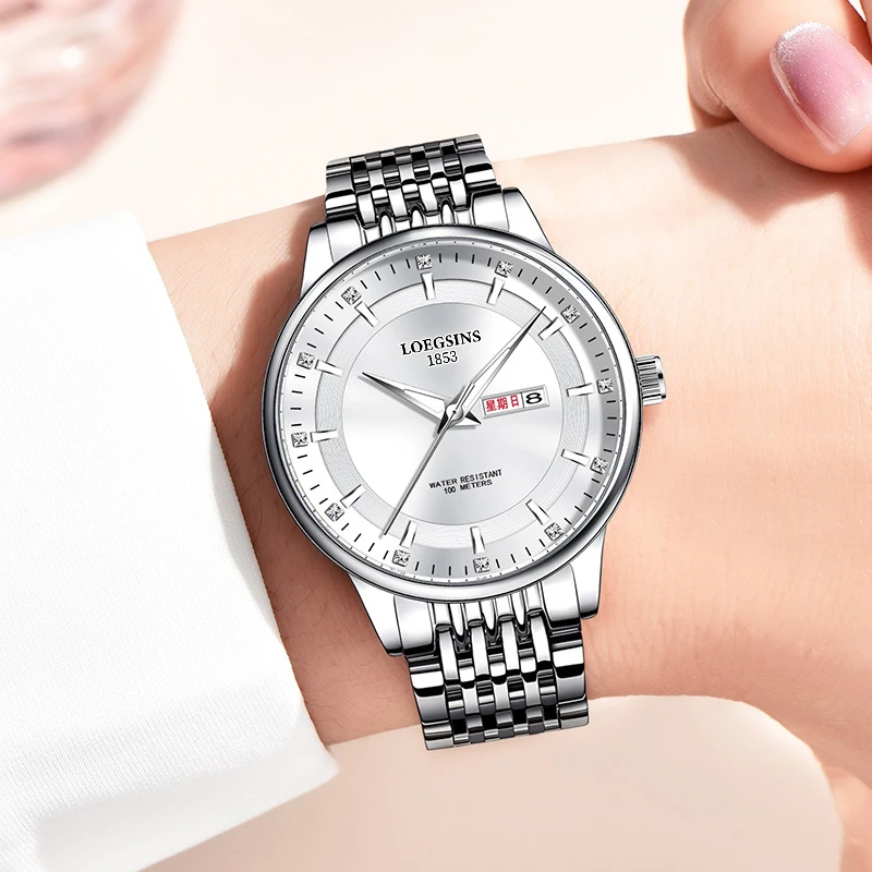 女士手表夜光防水商务时尚百搭女士腕表